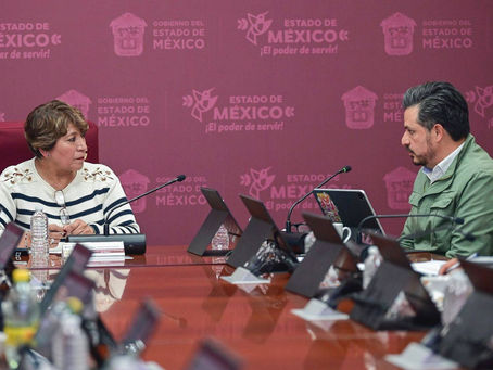 Revisan Gobernadora Delfina Gómez y Zoé Robledo titular del IMSS proyectos de obras de salud en Edomex