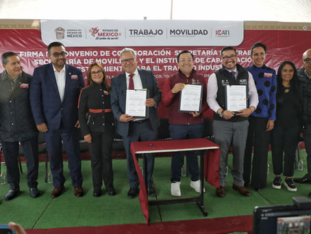 El GEM capacitará a más de 40 mil operadores de transporte público mexiquenses para mejorar la calidad del servicio