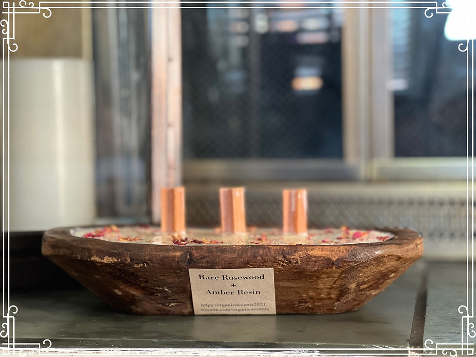 🌹Rare Rosewood + Amber Resin