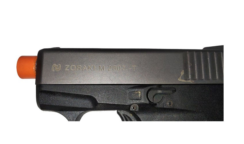 Miniatura: Zoraki M2807 8mm Semi Automatic Front Firing Blank Gun, Fume