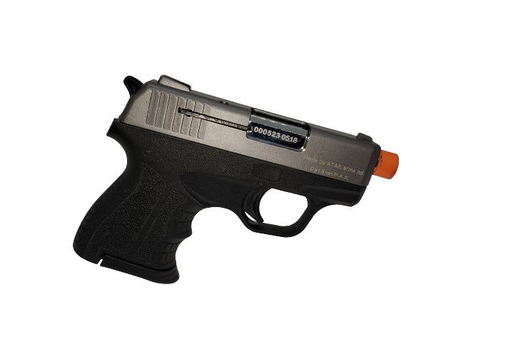 الصورة المصغرة: Zoraki M2807 8mm Semi Automatic Front Firing Blank Gun, Fume