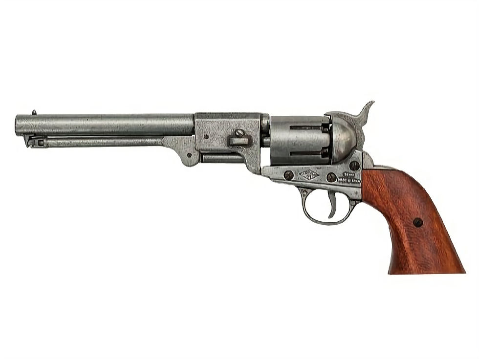 1860 Griswold & Gunnison Non-Firing Revolver Antique Grey