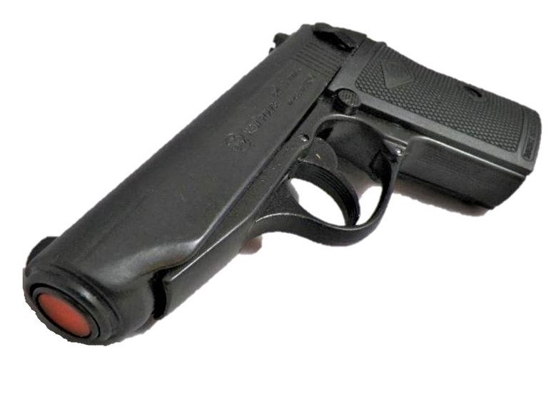 Miniaturebillede: Bruni Police Top Firing Blank Gun, Walther PPK Replica, Black