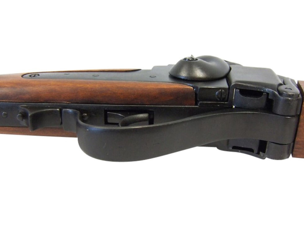 縮圖：Denix 1859 Sharps Non Firing Carbine trigger guard view from below