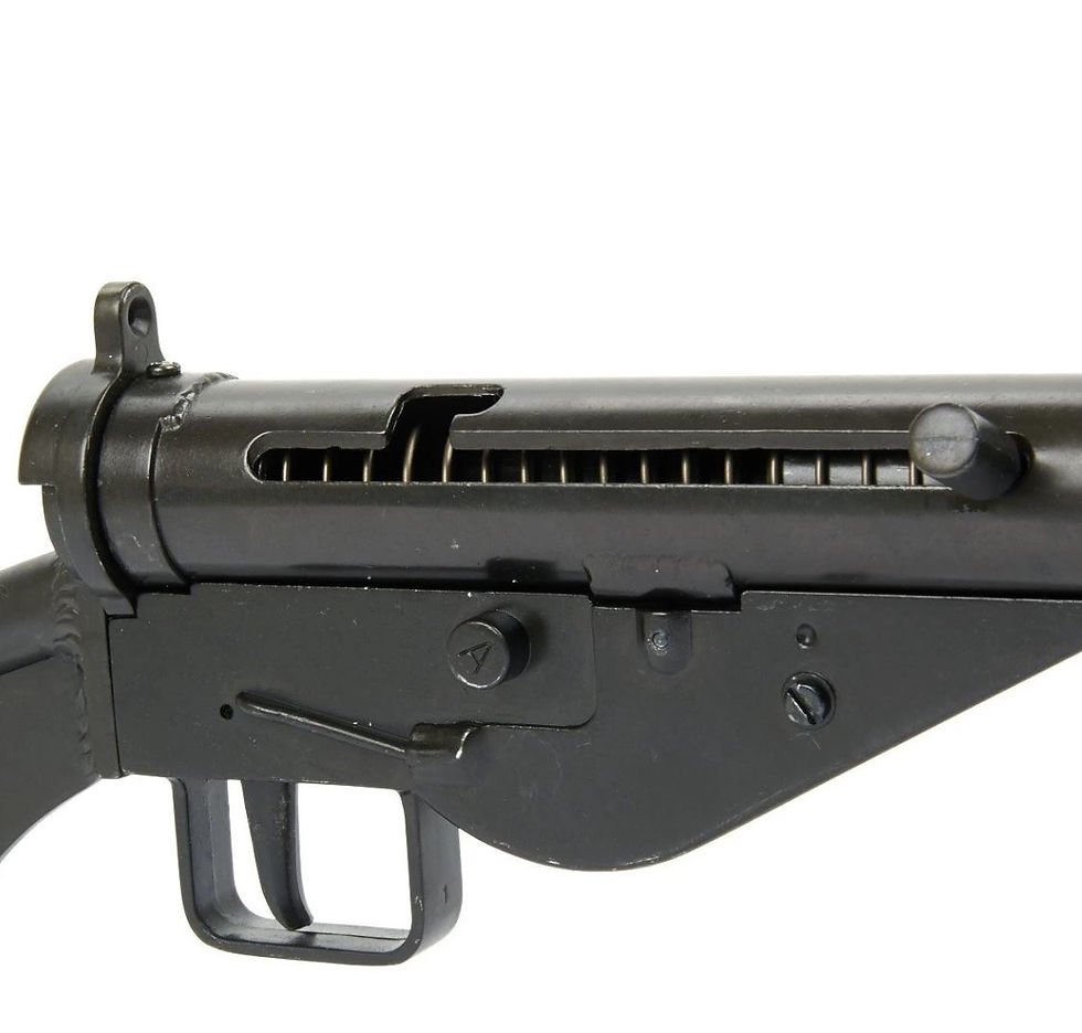 Miniatura: Denix British Sten MK II Non-Firing Prop Machine Gun with firing mechanism