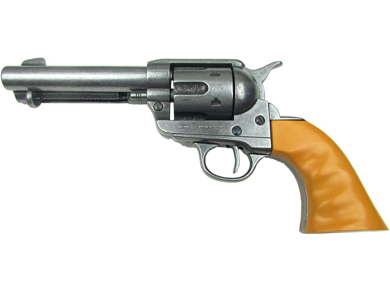Denix 1873 Colt SAA Fast Draw Non Firing Revolver With Auburn Grips