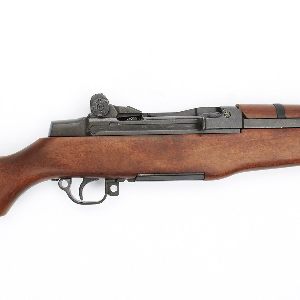 縮圖：Denix 1932 U.S. M1 Garand Non Firing Rifle side detail