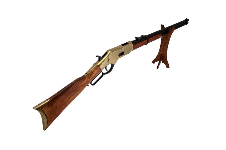 Miniaturebillede: 1866 Winchester Model 66 Non Firing Lever Action Carbine Rifle
