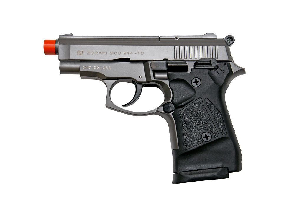 Miniatura: Zoraki M914 Semi Automatic 9mm Front Firing Blank Gun, Fume