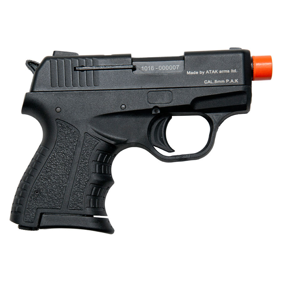 Zoraki M2807 8mm Semi Automatic Front Firing Blank Gun, Black