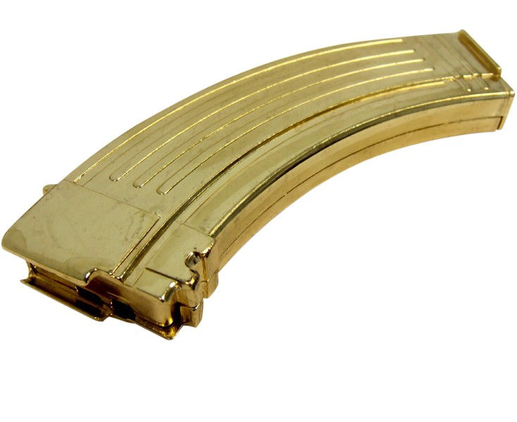 Thumbnail: Gold AK47 "Dictator" Non-Firing Replica Prop Gun with Working Parts