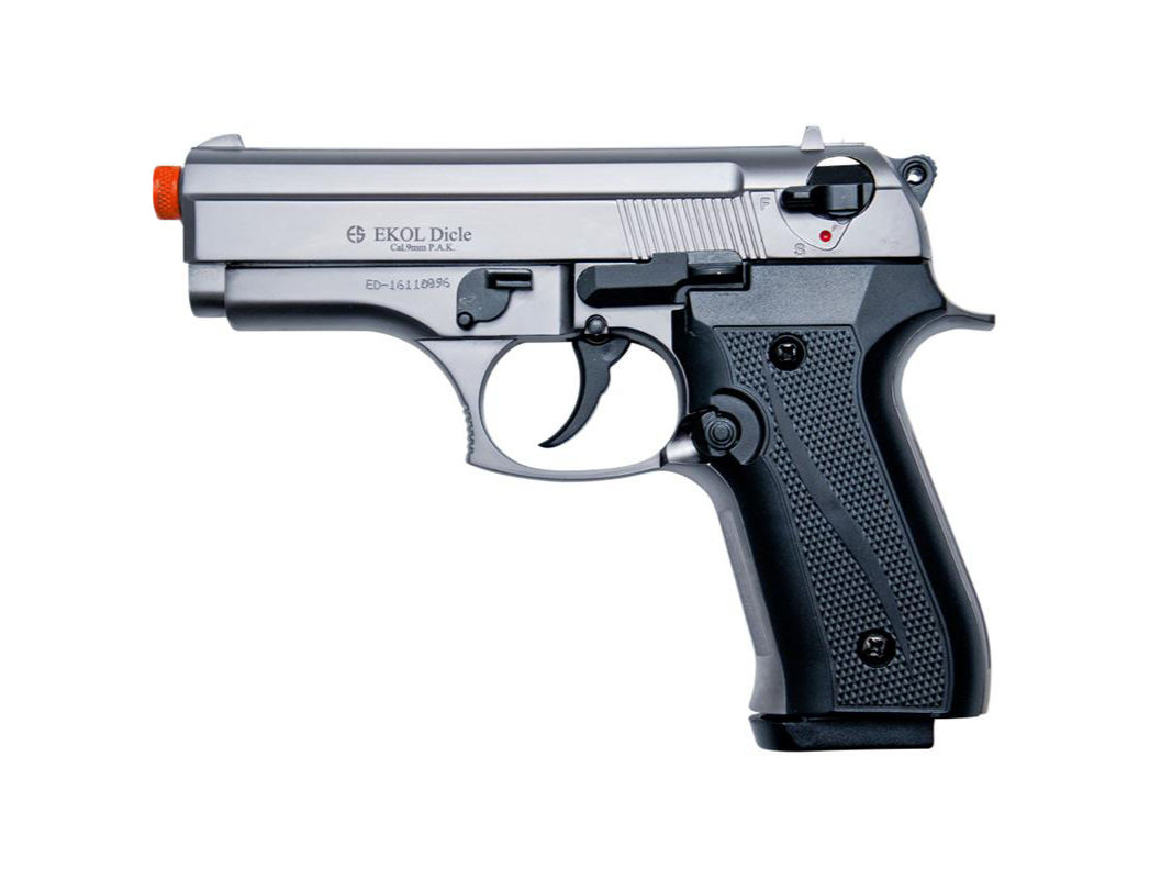 EKOL Dicle Cougar 8000 9mm Semi Automatic Front Firing Blank Gun, Fume