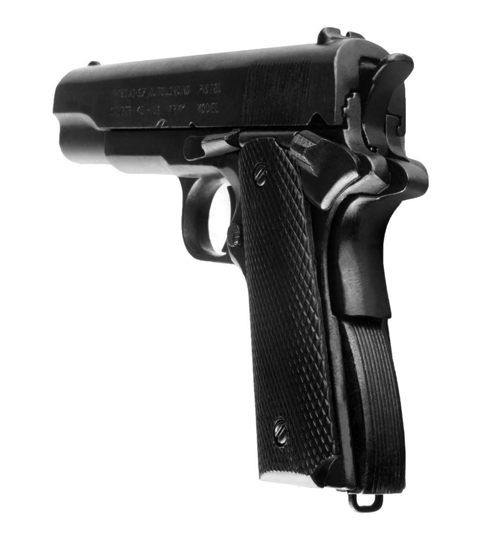 Hình thu nhỏ: Denix Colt M1911A1 Non-Firing Replica in all Black