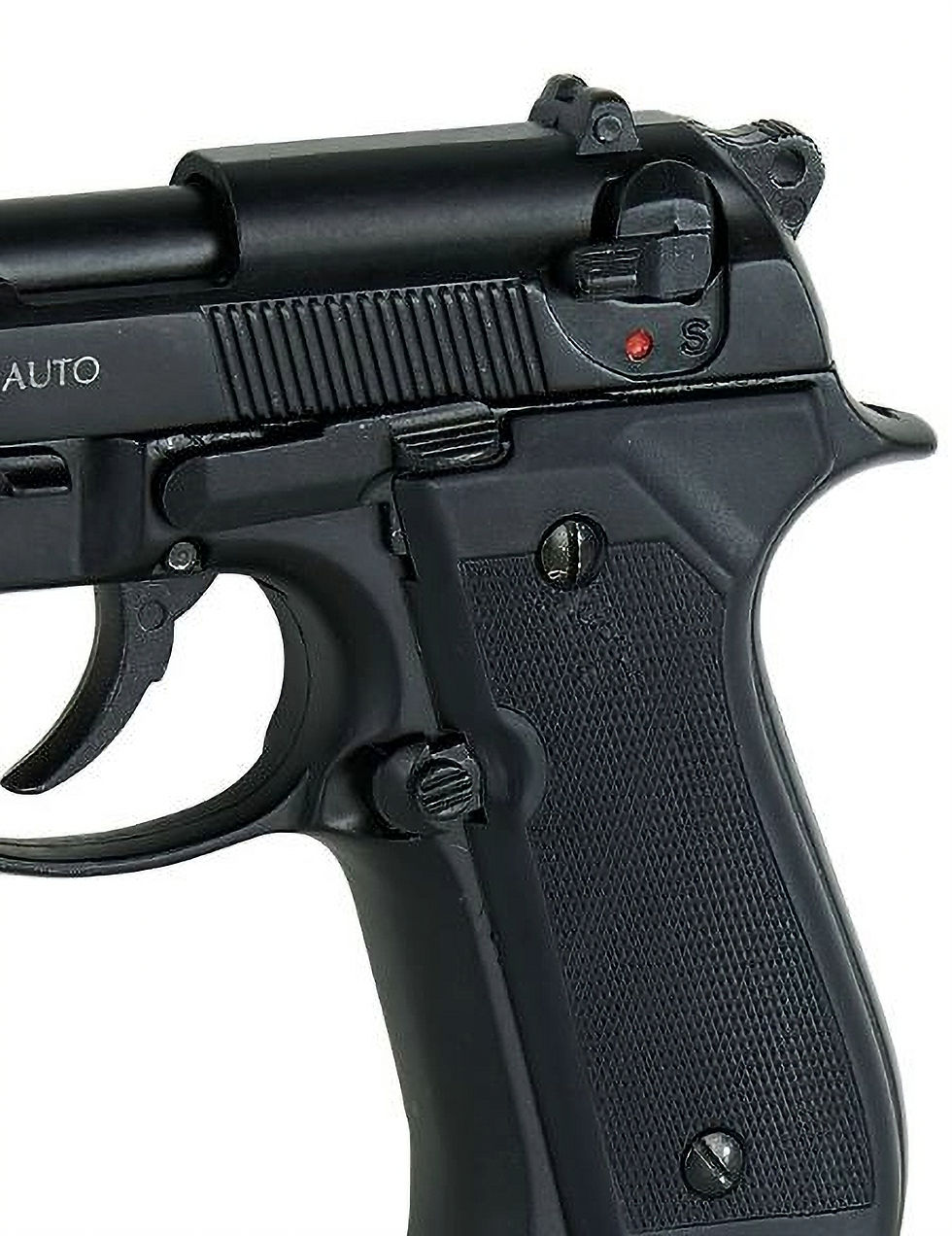 Thumbnail: Bruni M92 Full Automatic Top Firing Blank Gun, Black