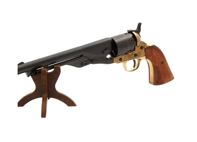 Miniaturebillede: 1860 American Civil War Army Non Firing Revolver, Brass