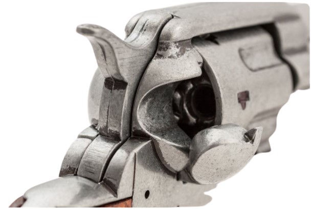 Thumbnail: Denix 1873 Colt SAA Peacemaker Fast Draw Non Firing Revolver loading bay detail