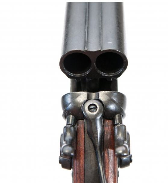 縮圖：Denix 1868 Double Barrel "Coach" Non Firing Shotgun barrel view