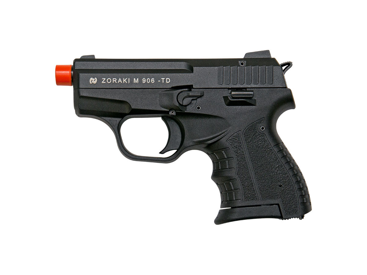 ZORAKI M906 Semi Automatic 9mm Front Firing Blank Pistol,Black