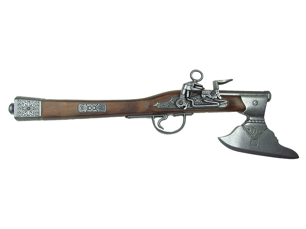 Miniaturebillede: Denix 17th Century German Axe Non Firing Pistol