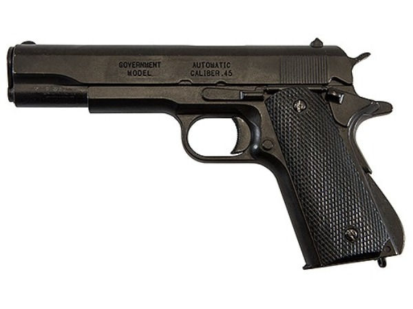 Denix Colt M1911A1 Non-Firing Replica in all Black
