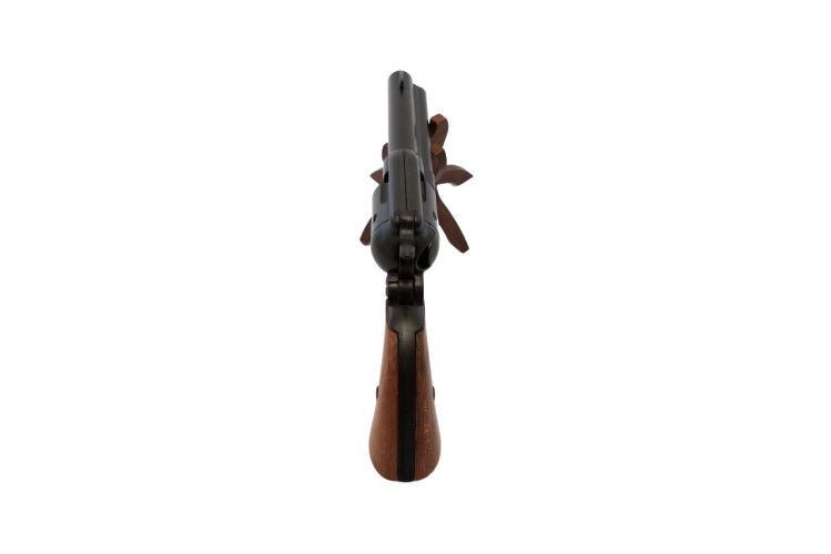 الصورة المصغرة: Denix M1873 45 Peacemaker Fast Draw Non-Firing Revolver Gun Set back of the prop