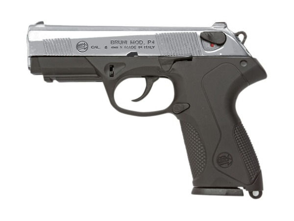 Bruni 8mm P4 Storm Top Firing Blank Gun in Two-Tone Finish