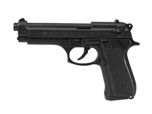 Bruni 9mm M92 Top Firing Blank Gun in Blued Finish