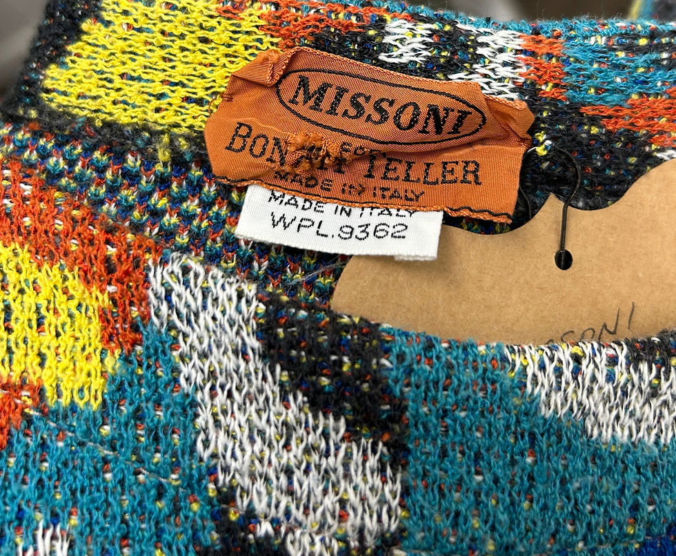 Thumbnail: Missoni 1989 Printed Faces Crew Neck