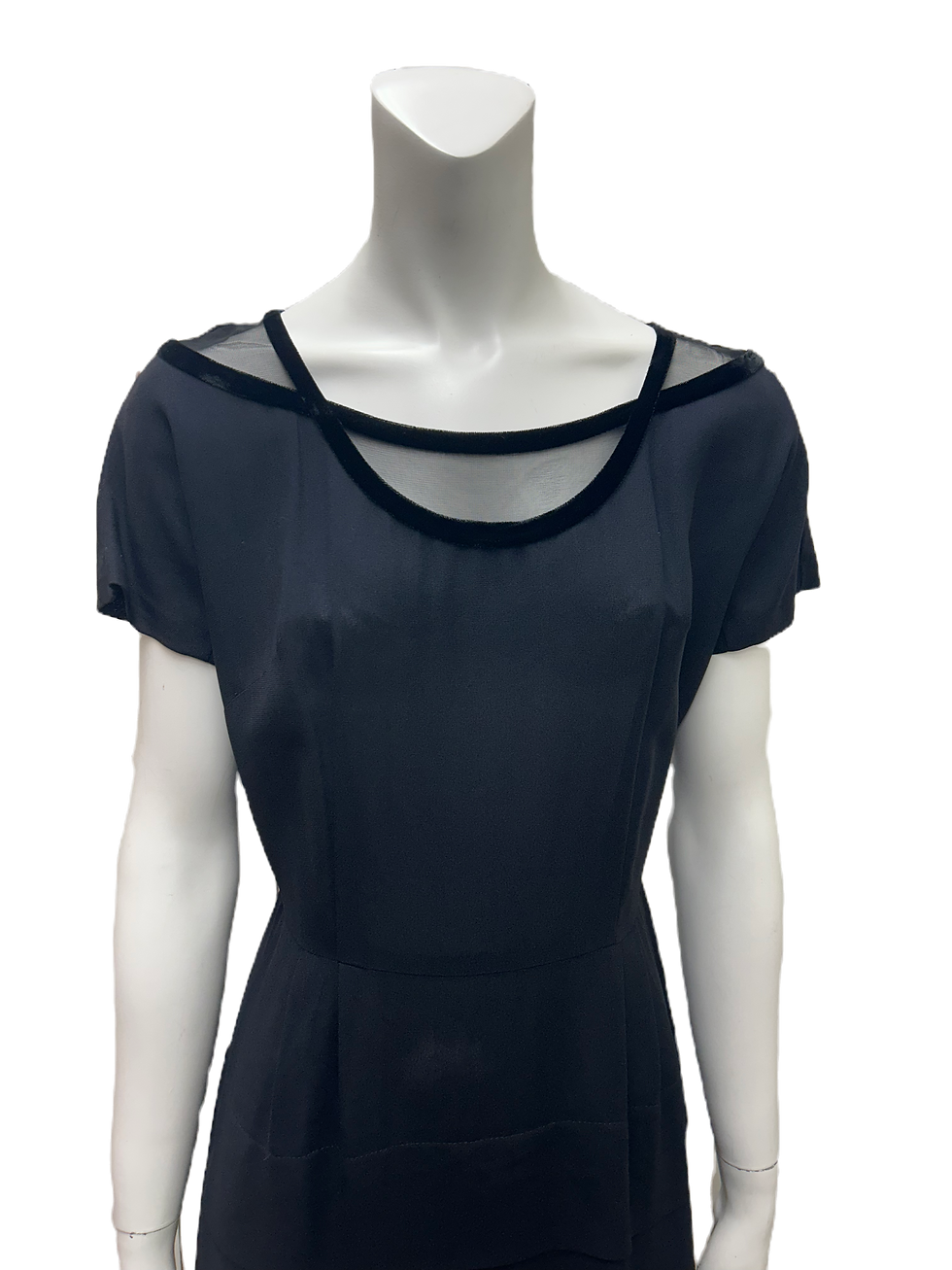 Thumbnail: 1940's Black Tiered Dress