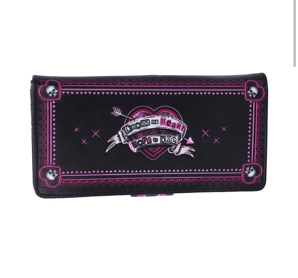 Thumbnail: Little Monster Embossed Purse 18.5cm