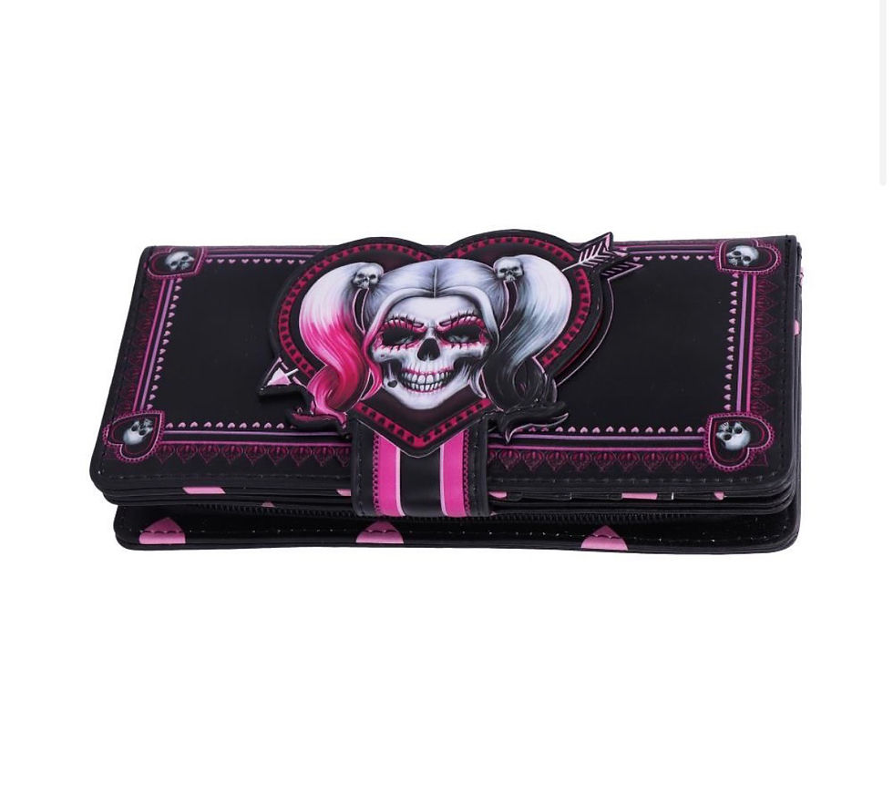 Thumbnail: Little Monster Embossed Purse 18.5cm