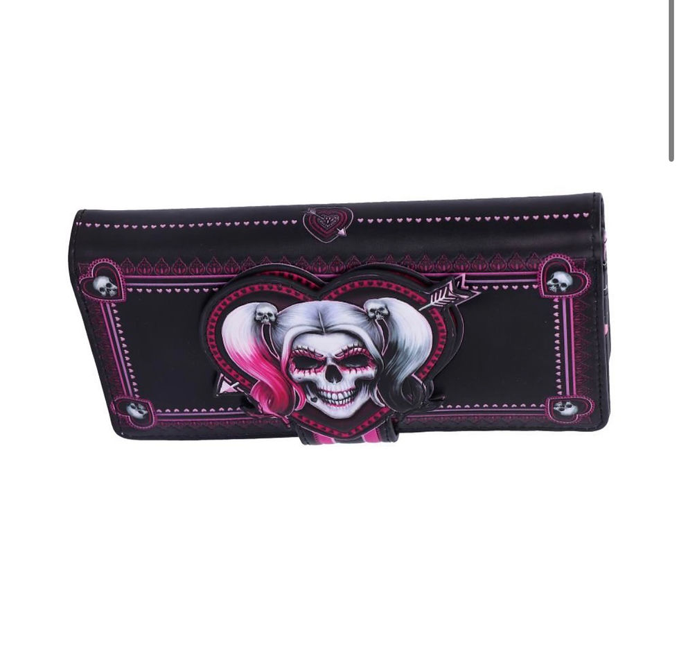 Thumbnail: Little Monster Embossed Purse 18.5cm