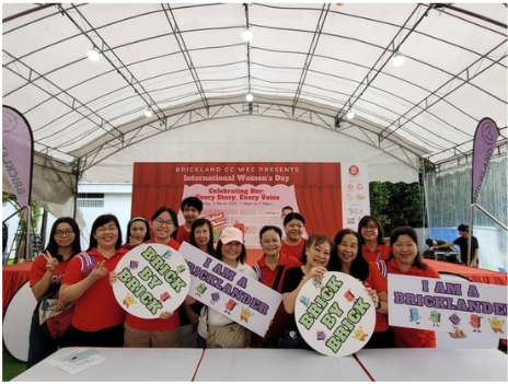 International Women's Day 2025 Volunteer Group Photo (Before actual Event)