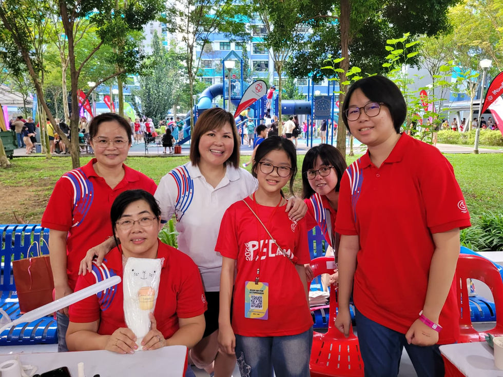 Brickland National Day Event Volunteer Group Photo (Pre-Event Setup)