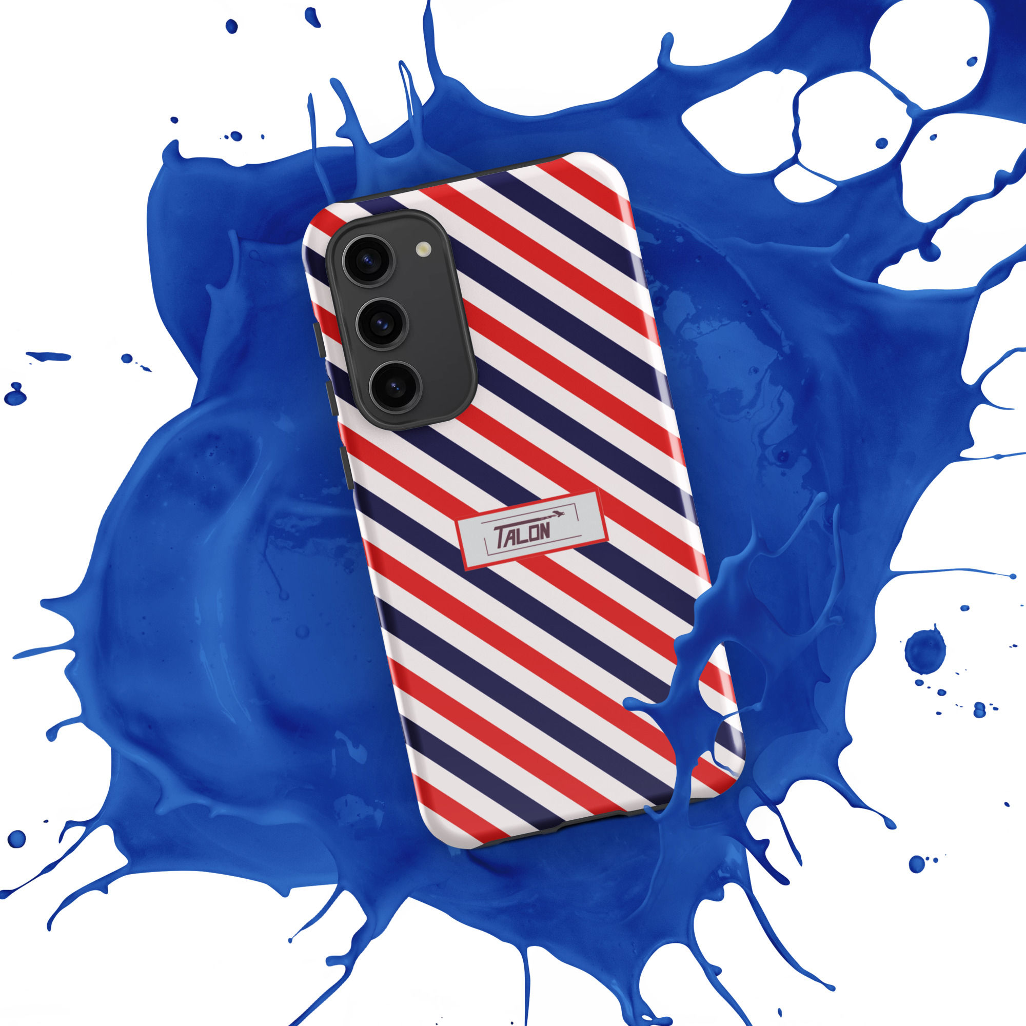 Red White and Blue Reinforced Samsung Case