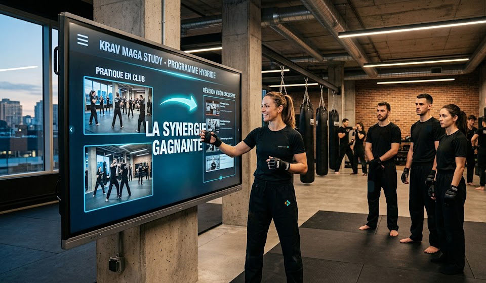 Formation Krav Maga : Le Guide complet du Cursus Hybride (Club + En Ligne)