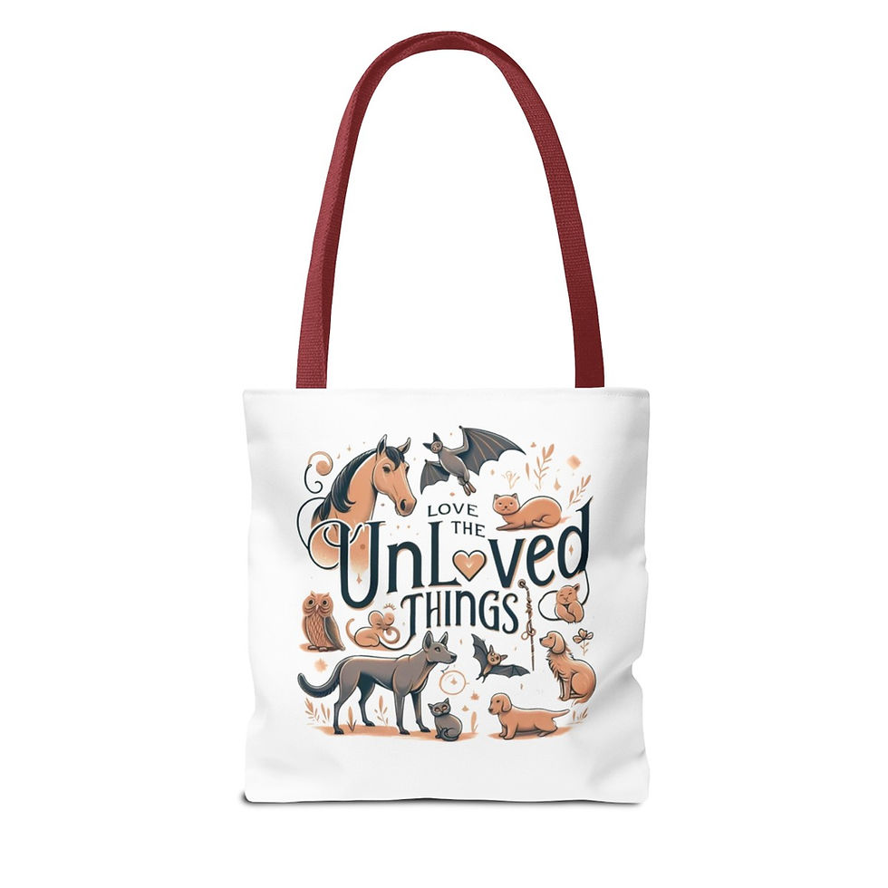 Thumbnail: Love The Unloved Things Tote Bag (AOP)