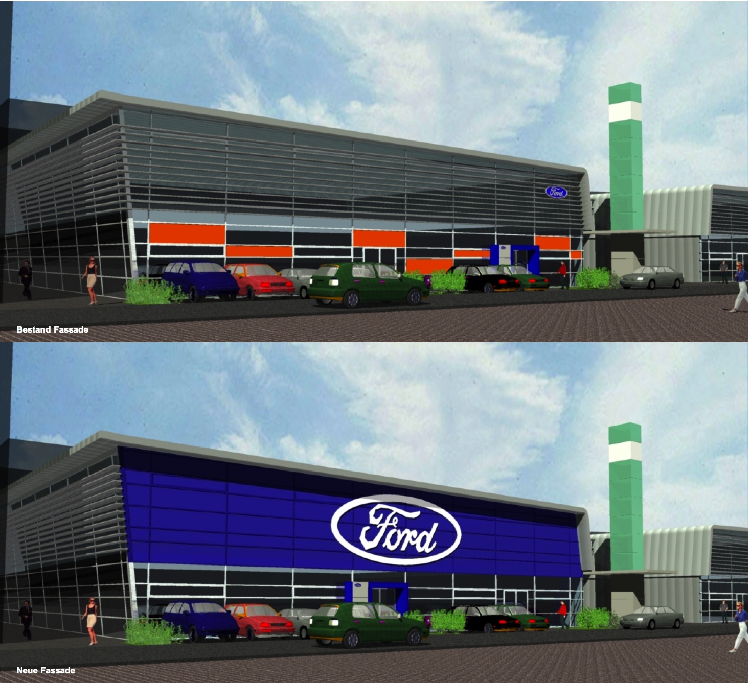 Autohaus Ford Dusseldorf Architekten Afm