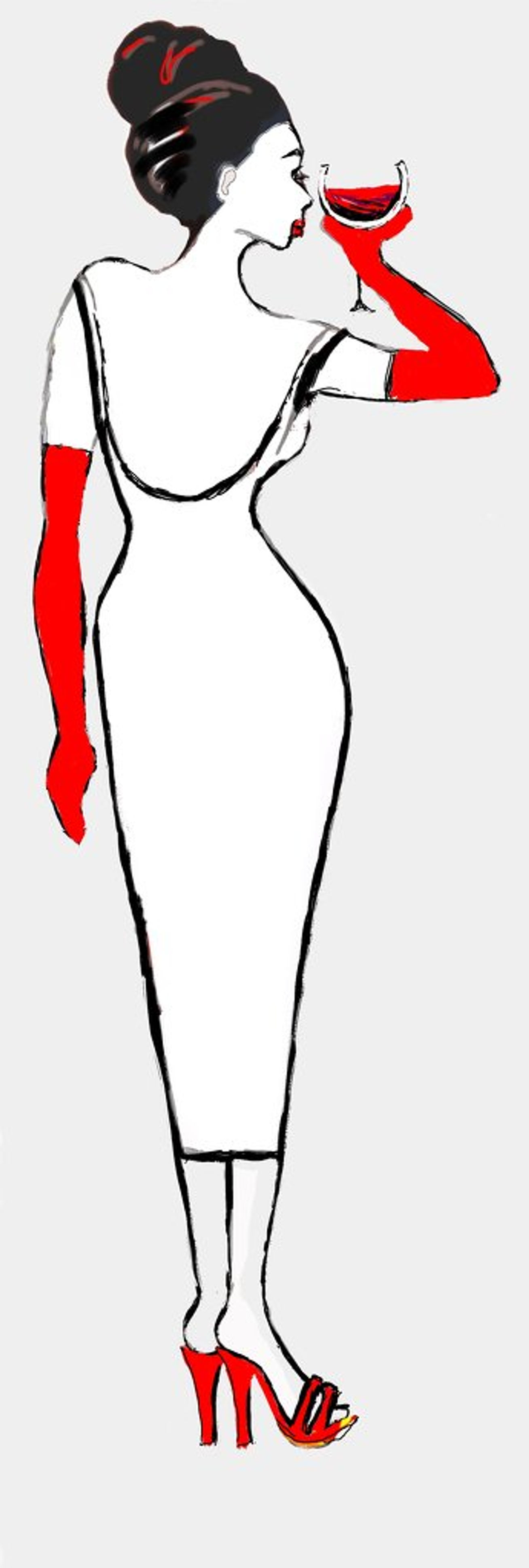 Lady in the White Dress