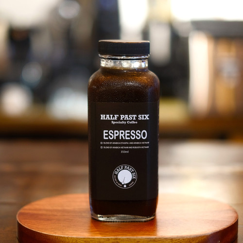 BOTTLED ESPRESSO PREMIUM HALF PAST SIX SPECIALTY COFFEE