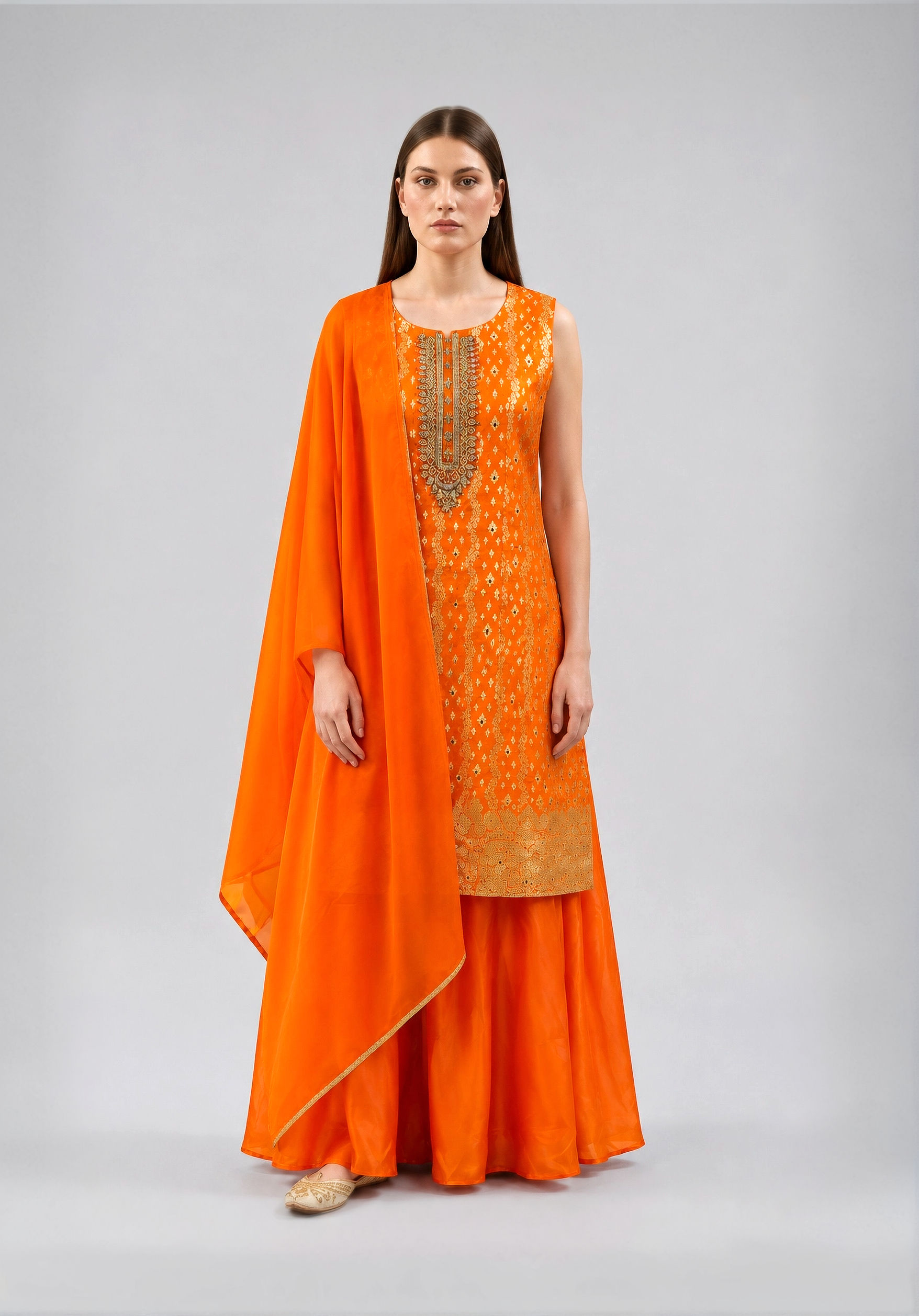 Crystal Canary Liquid Gold 3 Piece Suit