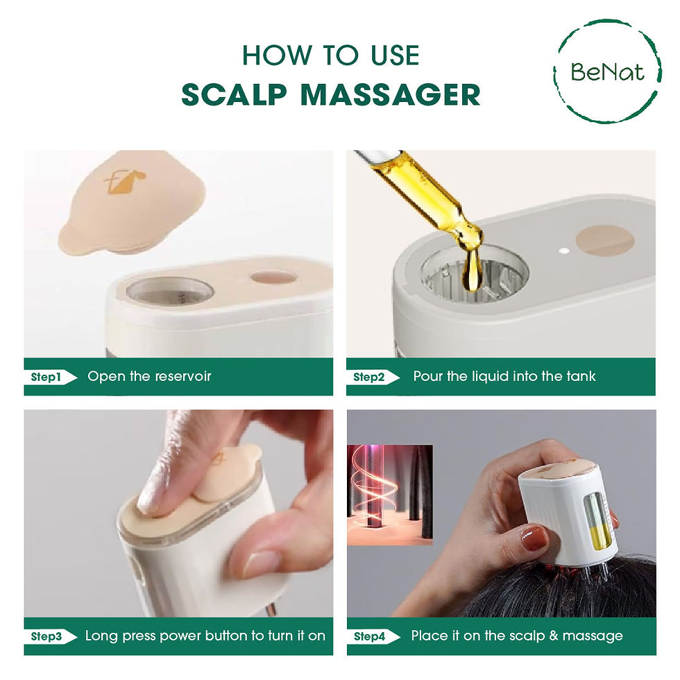 Thumbnail: Electric Oil Applicator and Vibration Scalp Massager 2 in 1.