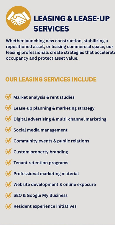 MANAGEMENT & ASSET MANAGEMENT SERVICES