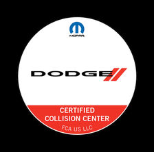 Dodge certified collision center logo