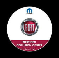 Fiat certified collision center logo