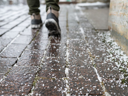Streuen hilft Unfälle zu vermeiden.