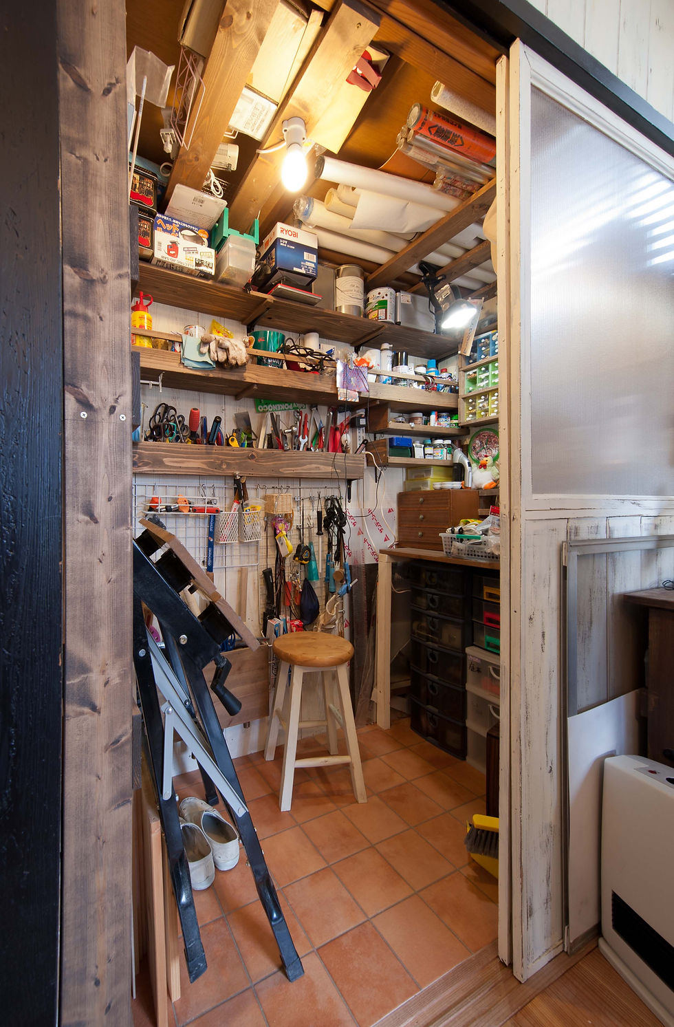 工作室の大工部屋