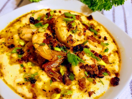 Tasty Delite Cajun Mild/Spicy Shrimp & Grits is a flavorful Breakfast, Lunch or Dinner Easy Cookin!