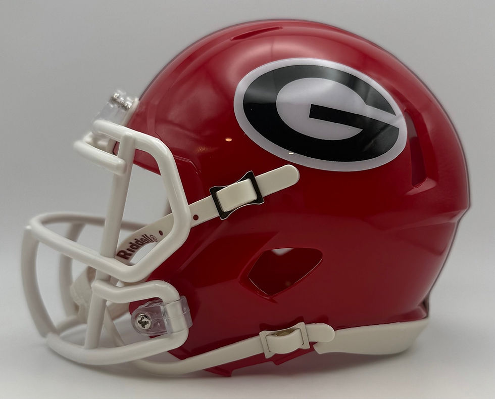 Thumbnail: Georgia Bulldogs 1996-2000 Riddell Speed mini Helmet