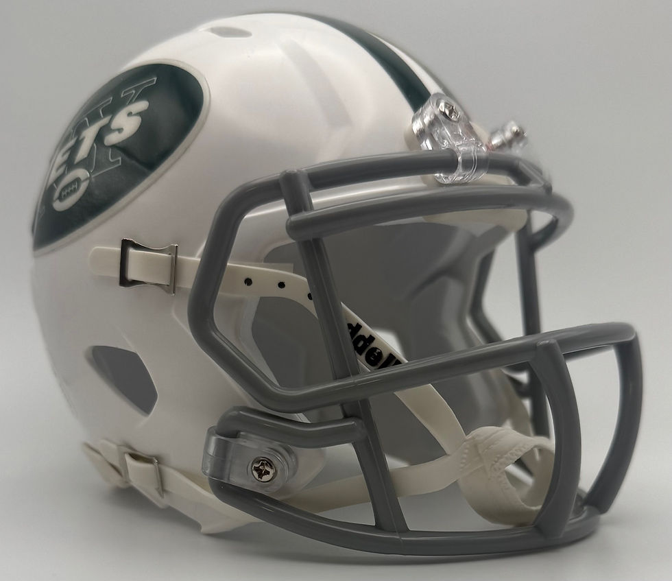 Thumbnail: New York Jets 2024 Riddell Mini Speed Throwback Helmet